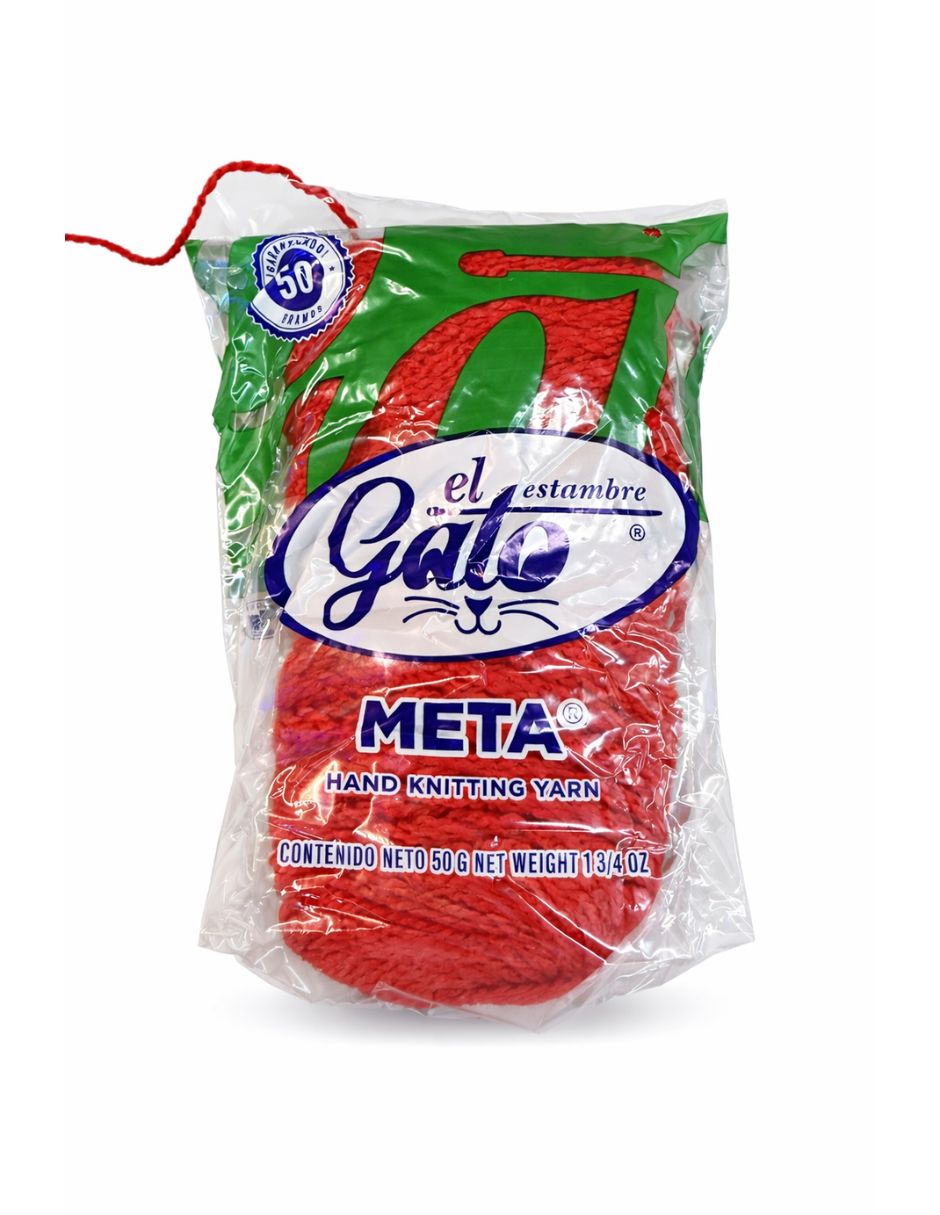 Estambre Meta  10 piezas